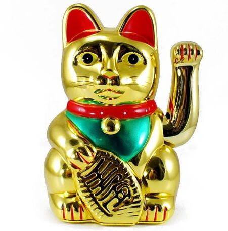 Maneki Neko kedi figürü